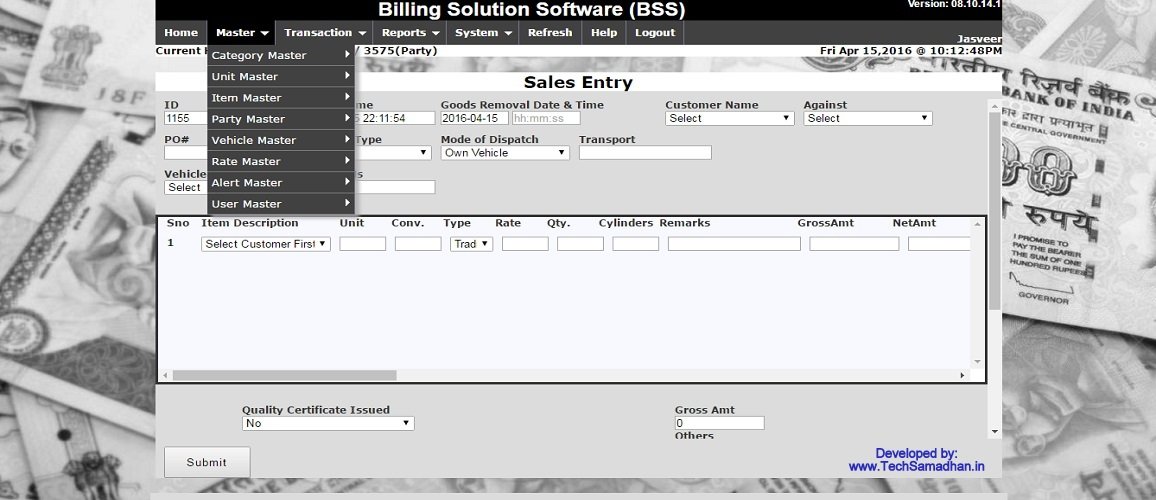 Inventory & Billing Software by Tech Samadhan